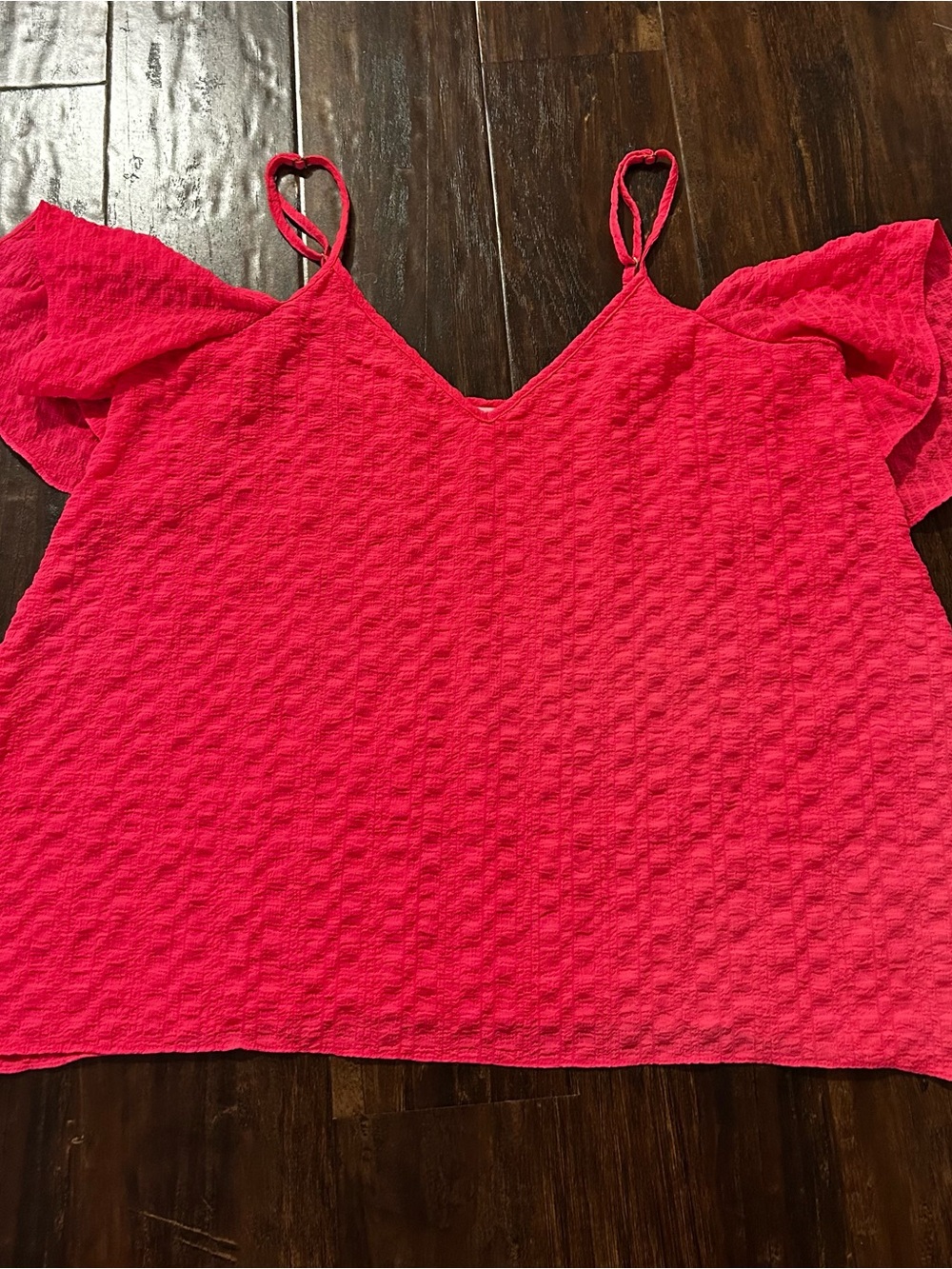 Lilly Pulitzer Cold Shoulder Top Pink Ruffle XS